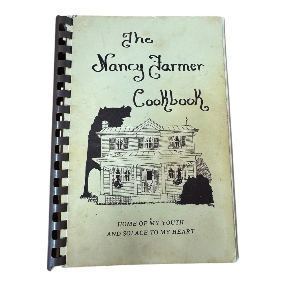 Nancy Farmer Cookbook,‎ Cookbook Publishers 1983. Spiral Bound
